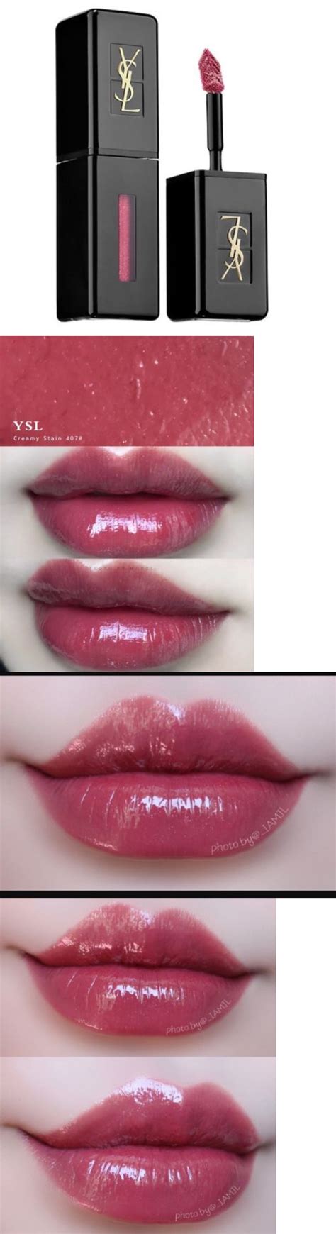 ysl glossy lip stain|ysl lip stain 407.